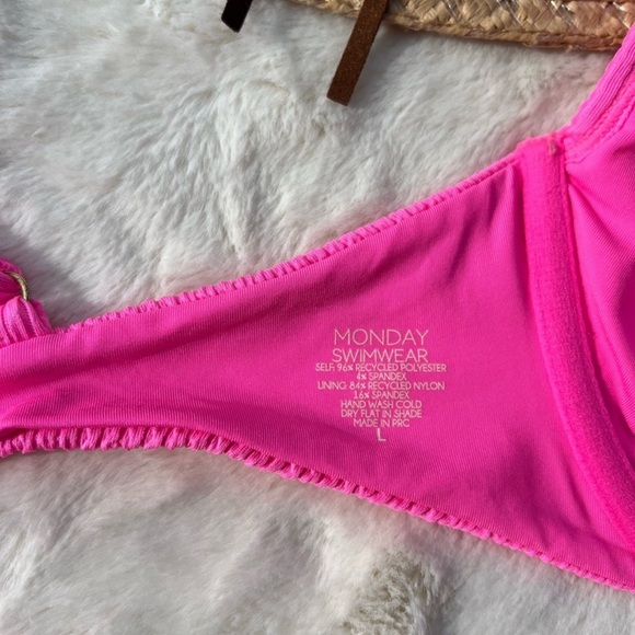 Pink Women's Swimwear Bikini top - Picture 5 of 6